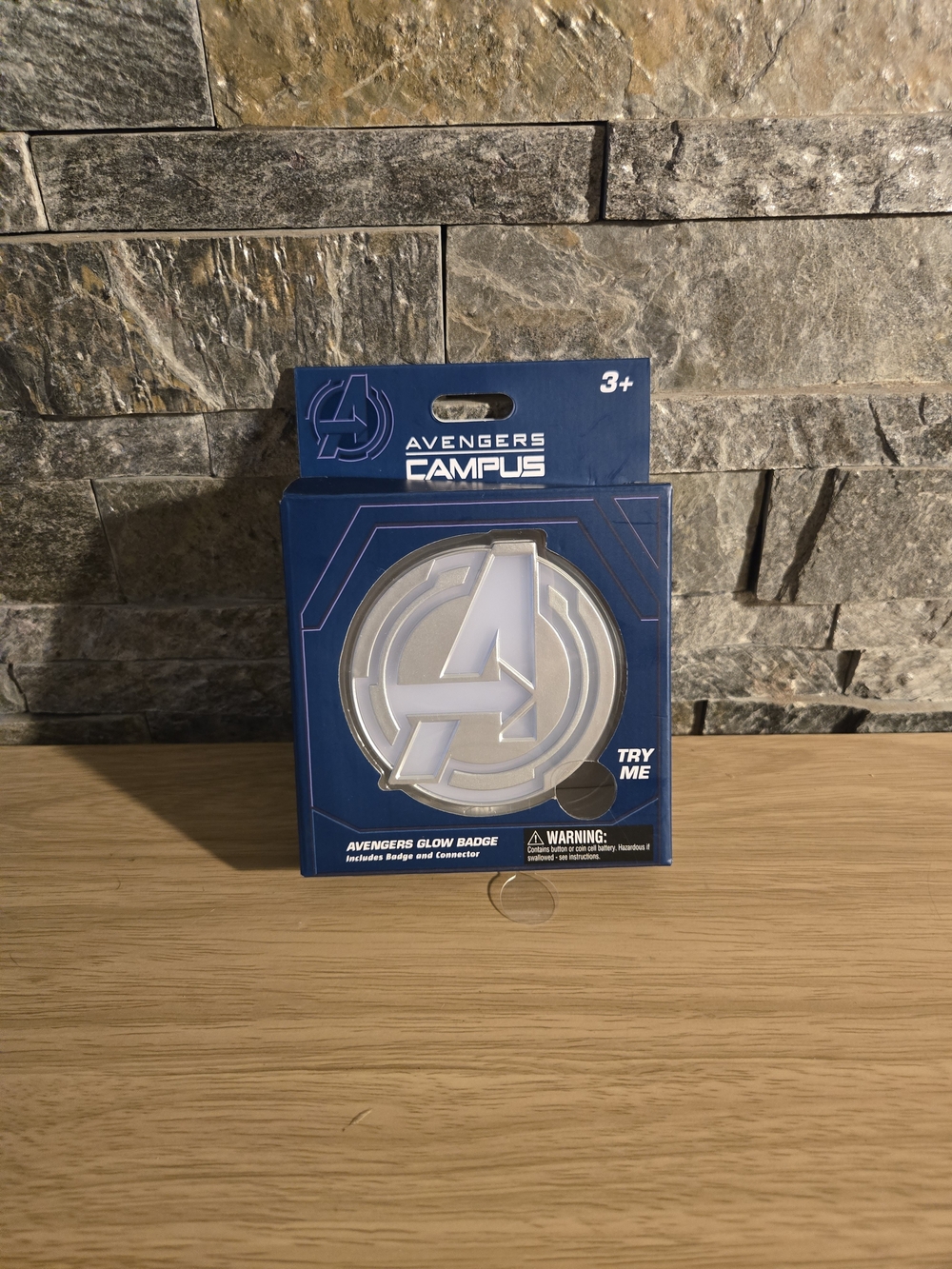 Marvel Avengers Campus Glow Badge - Disney NWT